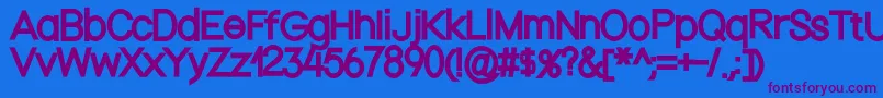 More about Nordicaregular Font Nordicaregular Font – Purple Fonts on Blue Background