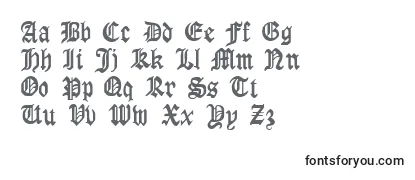 Schriftart Anglossk