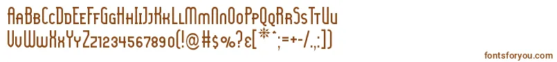 Ladyics Font – Brown Fonts on White Background
