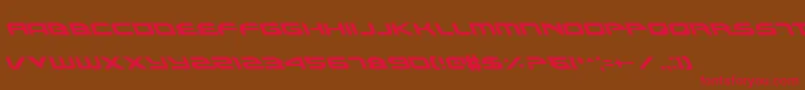 AlexisLeftalic Font – Red Fonts on Brown Background