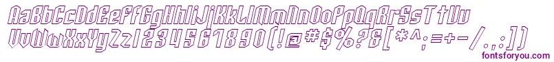 SfArcheryBlackOutlineOblique Font – Purple Fonts
