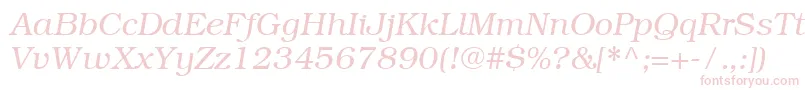 ItcBookmanCeLightItalic Font – Pink Fonts