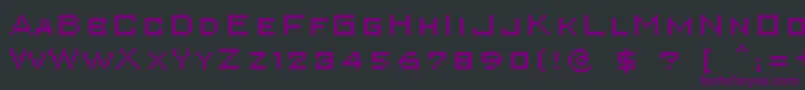 Superkar Font – Purple Fonts on Black Background