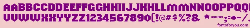 Shouldveknown Font – Purple Fonts on Pink Background