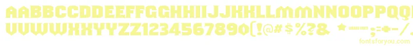 Шрифт Shouldveknown – жёлтые шрифты