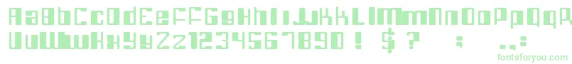 RoboticMonkey1 Font – Green Fonts