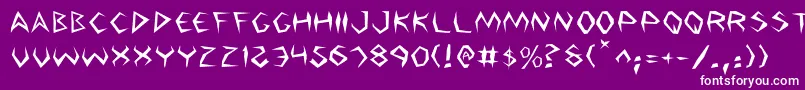 More about Argos2 Font Argos2 Font – White Fonts on Purple Background