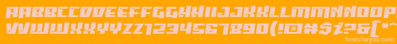 PsiphoonBb Font – Pink Fonts on Orange Background