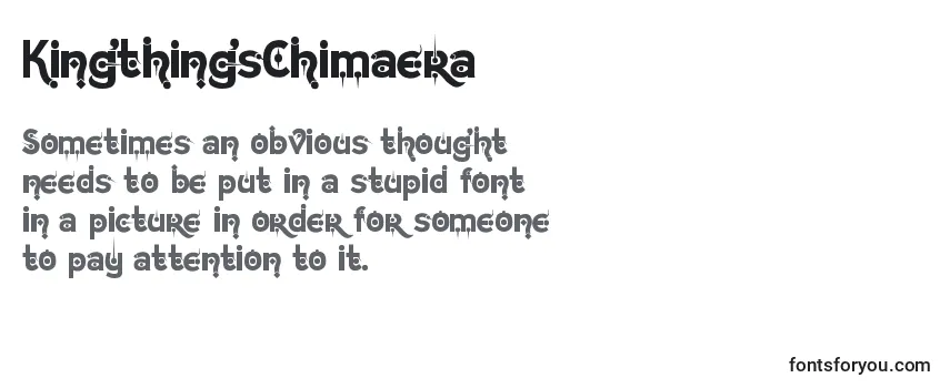 KingthingsChimaera Font
