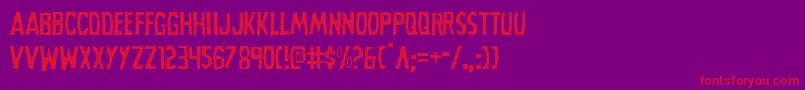 Grimghostlight Font – Red Fonts on Purple Background