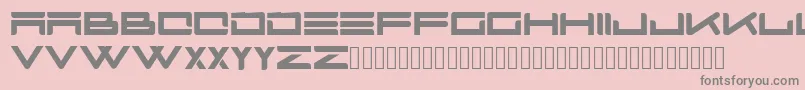 Boastfont Font – Gray Fonts on Pink Background