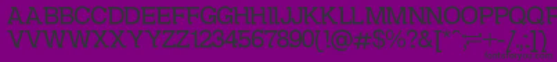 DsKolovrat Font – Black Fonts on Purple Background