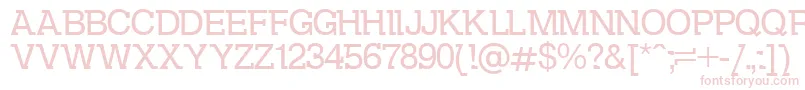 DsKolovrat Font – Pink Fonts on White Background