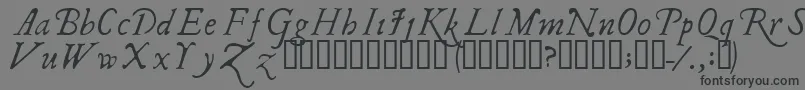 Ilshake Font – Black Fonts on Gray Background