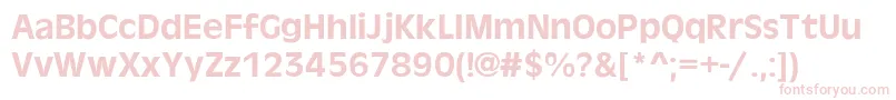 AntiqueOliveBold Font – Pink Fonts on White Background