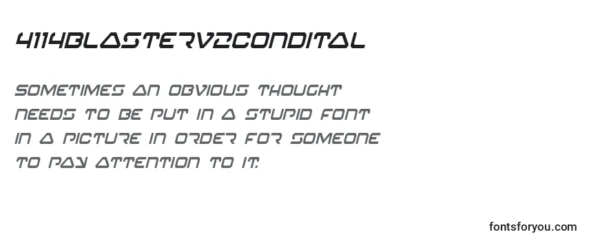 4114blasterv2condital Font