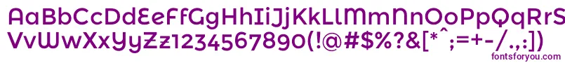 MontserratalternatesRegular-Schriftart – Violette Schriften