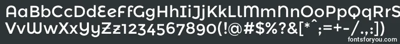 フォントMontserratalternatesRegular – 白い文字