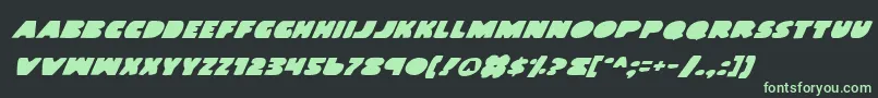 More about Landwi Font Landwi Font – Green Fonts on Black Background