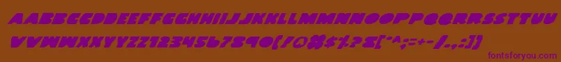 More about Landwi Font Landwi Font – Purple Fonts on Brown Background
