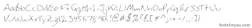 Шрифт Lehn146 – серые шрифты на белом фоне