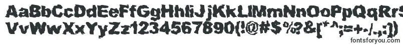 Шрифт DrNerve – толстые шрифты