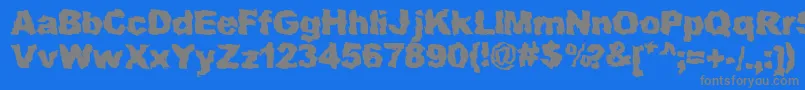 More about DrNerve Font DrNerve Font – Gray Fonts on Blue Background