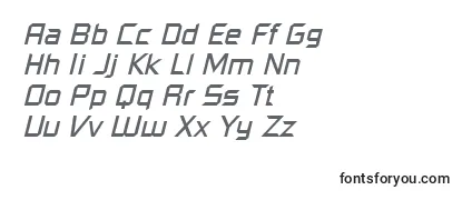 Review of the PfelectronicaOblique Font