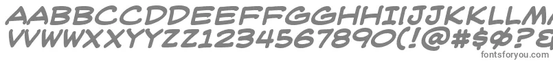 Weblbb-fontti – harmaat kirjasimet valkoisella taustalla