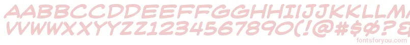 Weblbb-Schriftart – Rosa Schriften