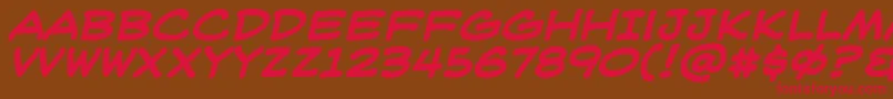 Weblbb Font – Red Fonts on Brown Background