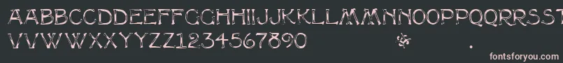 MultiformRegular Font – Pink Fonts on Black Background