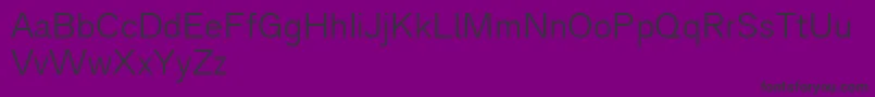 Analogue45light Font – Black Fonts on Purple Background