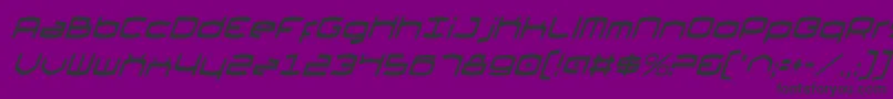 Thunder2v2ci Font – Black Fonts on Purple Background