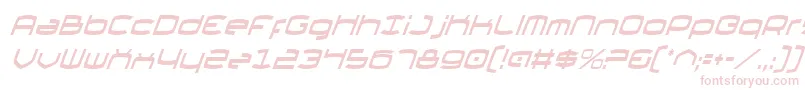 Thunder2v2ci Font – Pink Fonts on White Background