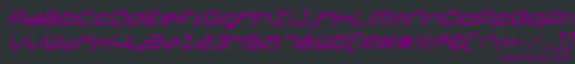 Thunder2v2ci Font – Purple Fonts on Black Background