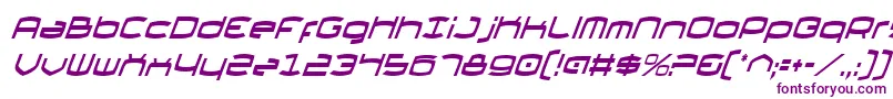 Thunder2v2ci Font – Purple Fonts on White Background