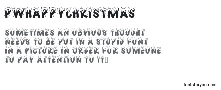 Pwhappychristmas Font