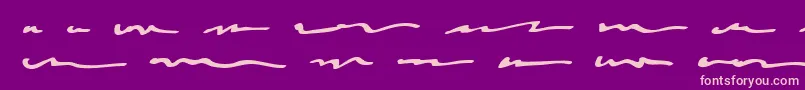 fuente Mumblegrumbleibb – Fuentes Rosadas Sobre Fondo Morado