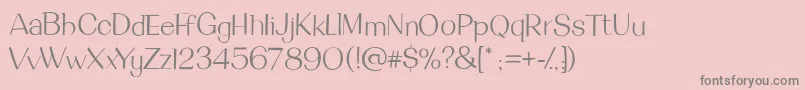 DeanmartinRegular Font – Gray Fonts on Pink Background