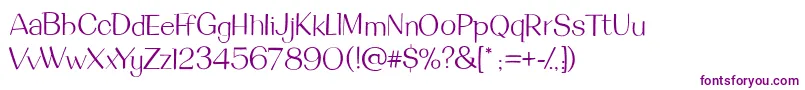 DeanmartinRegular Font – Purple Fonts on White Background