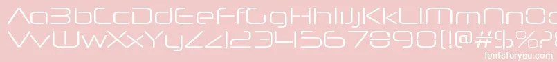 NeuropolnovaltRegular Font – White Fonts on Pink Background