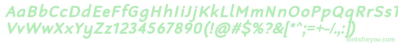 RobagaRoundedBoldItalic Font – Green Fonts