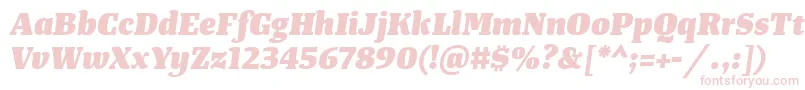 TangerserifmediumHeavyitalic Font – Pink Fonts