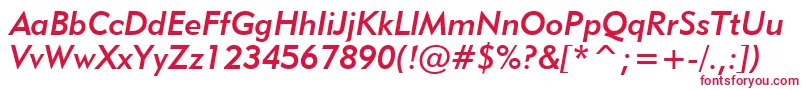 Geo415mi Font – Red Fonts