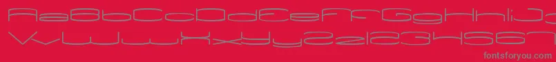 Шрифт ViceVersa – серые шрифты на красном фоне