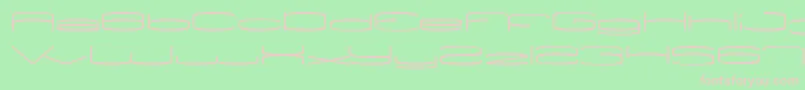 ViceVersa Font – Pink Fonts on Green Background