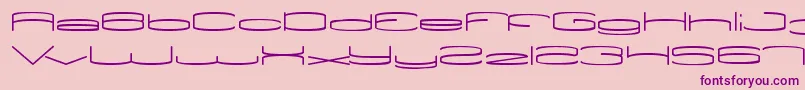 ViceVersa Font – Purple Fonts on Pink Background