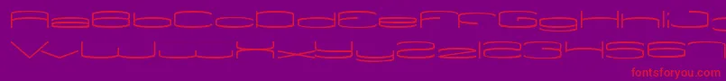 ViceVersa Font – Red Fonts on Purple Background