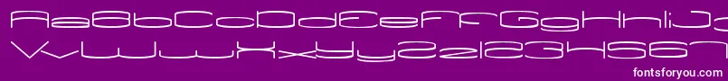 ViceVersa Font – White Fonts on Purple Background